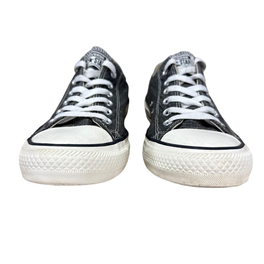 Converse Chuck Taylor All Star Low Black Denim Mens 6 Womens 8 Sneakers Y2K - Picture 5 of 12